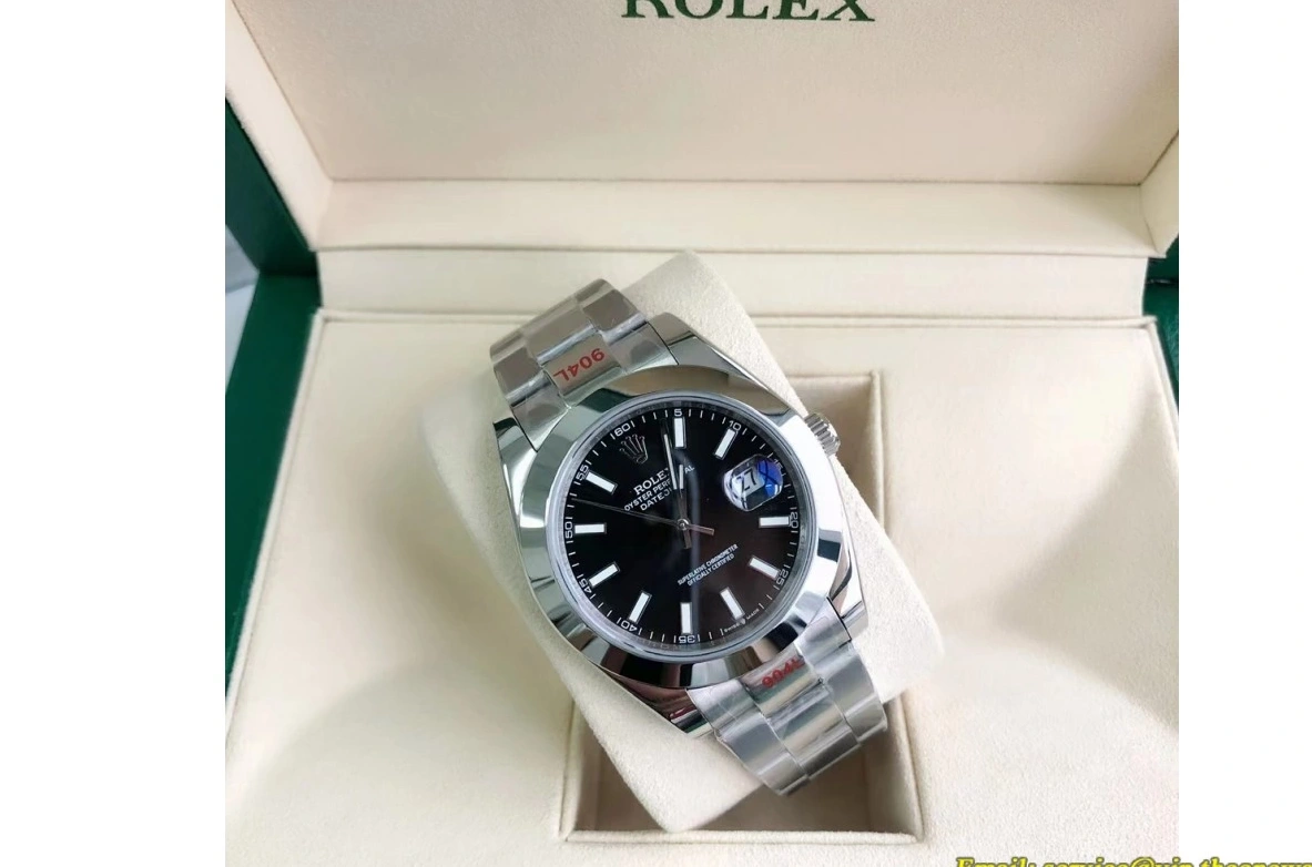 Datejust Oyster Black Stk GDF 41mm 126300 SS SS MY8215 0205